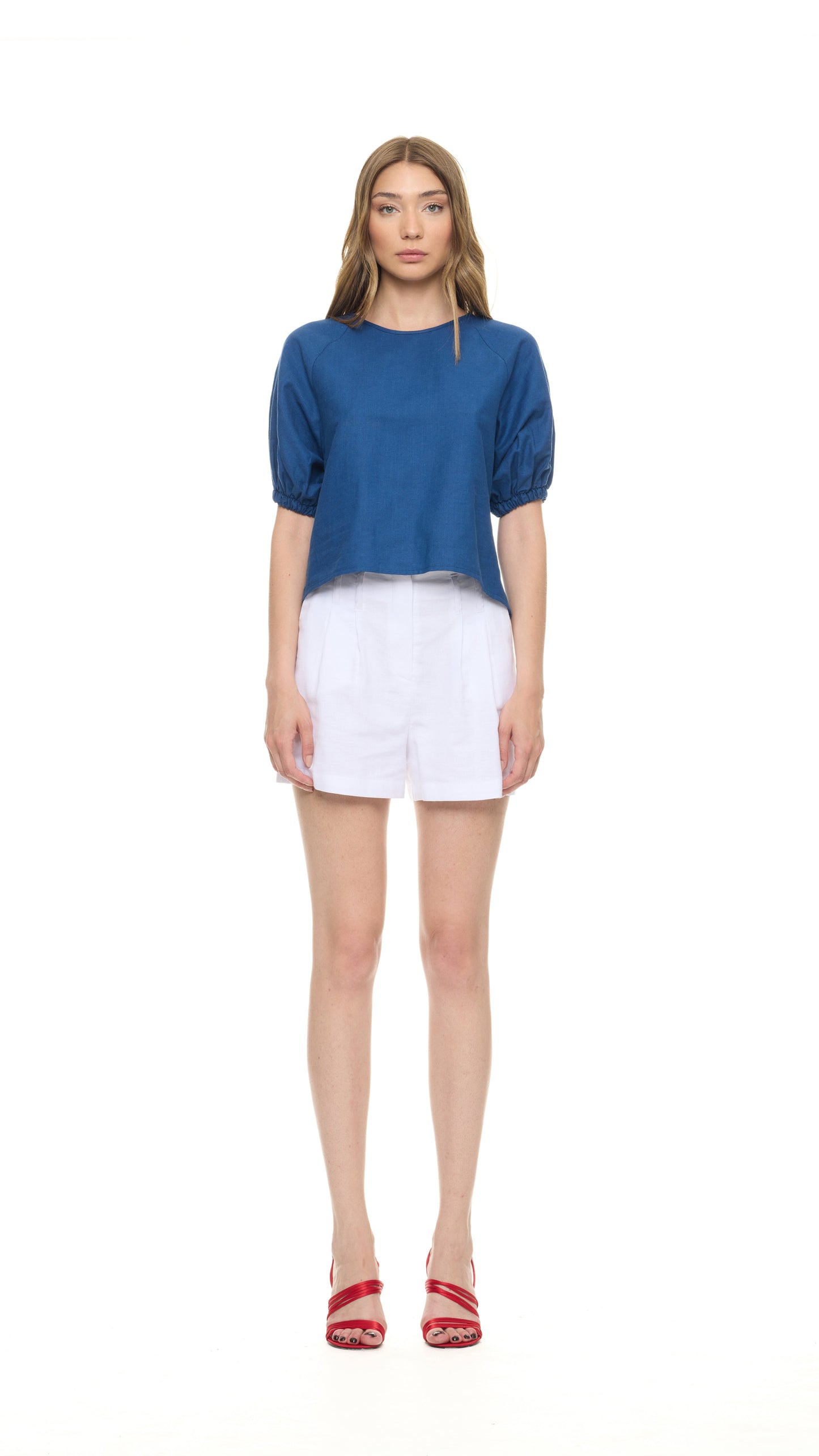 Blus BILLIE Mürekkep Mavisi
