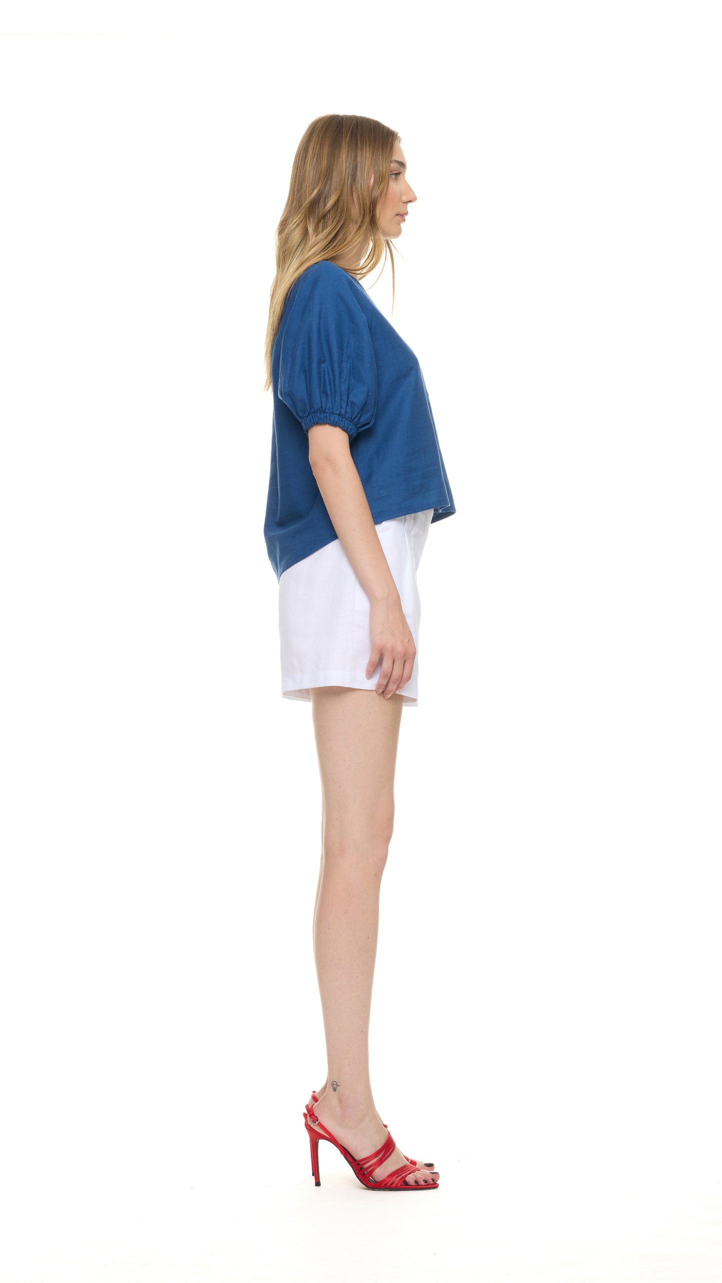 Blus BILLIE Mürekkep Mavisi