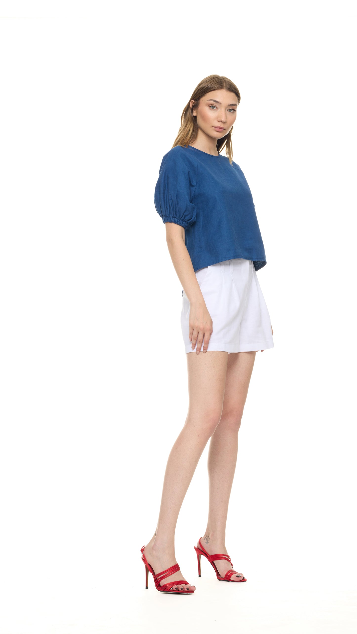 Blus BILLIE Mürekkep Mavisi