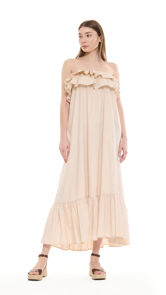 Elbise DIVINA creme